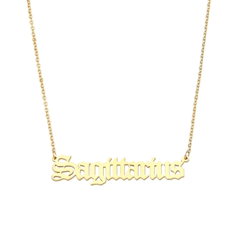 Sagittarius Zodiac Necklace