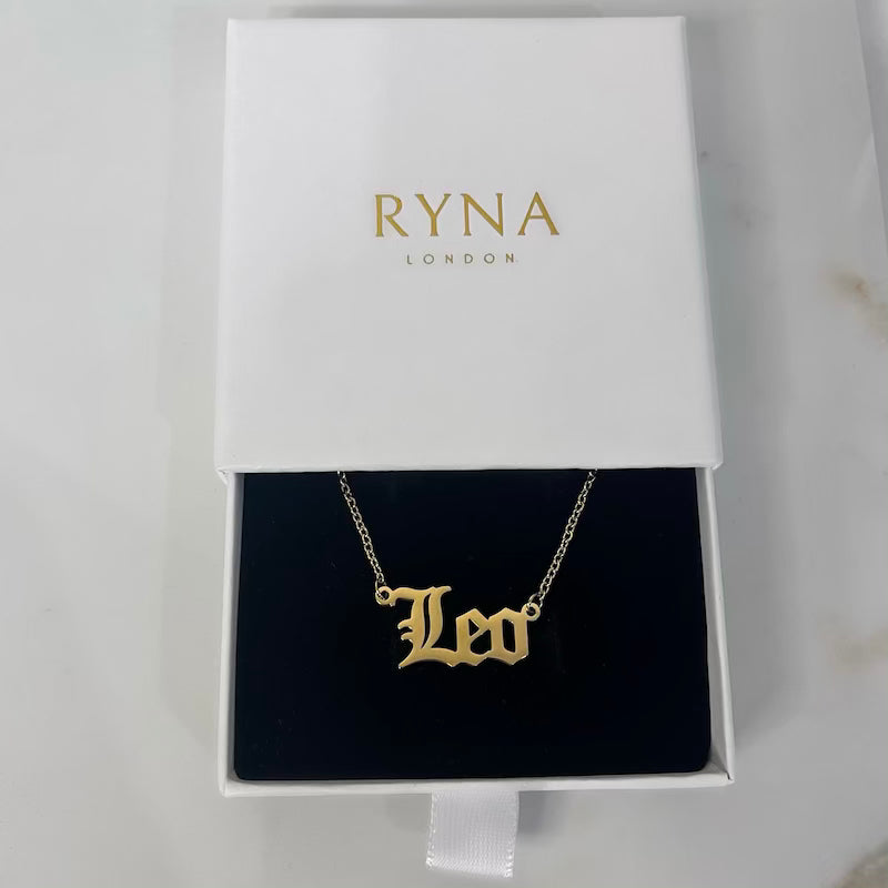 Leo Zodiac Necklace