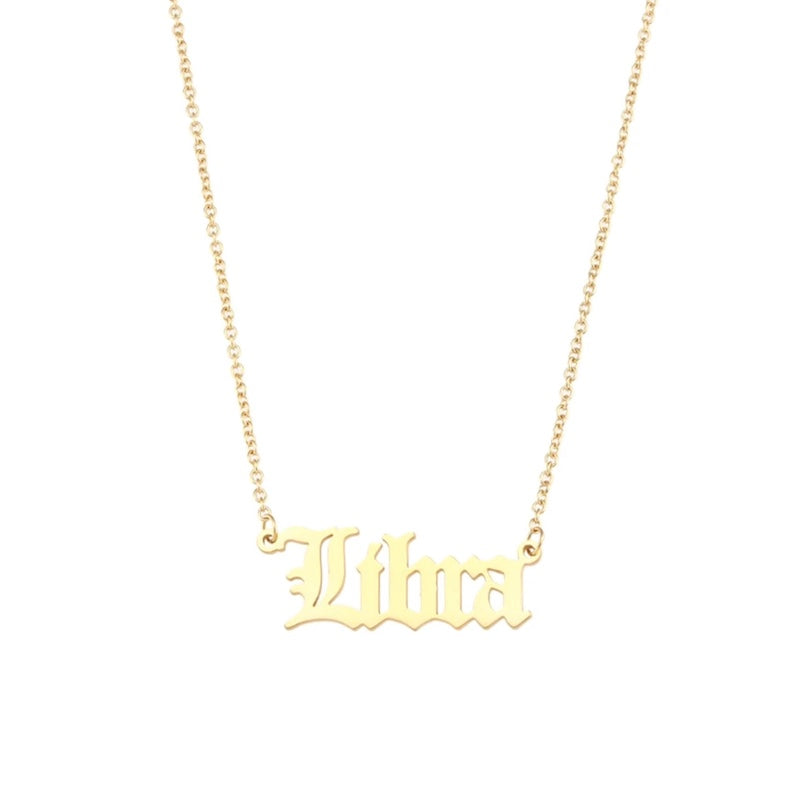 Libra Zodiac Necklace