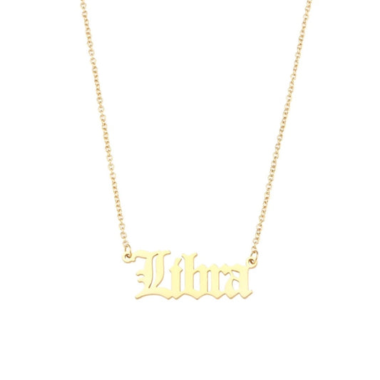 Libra Zodiac Necklace