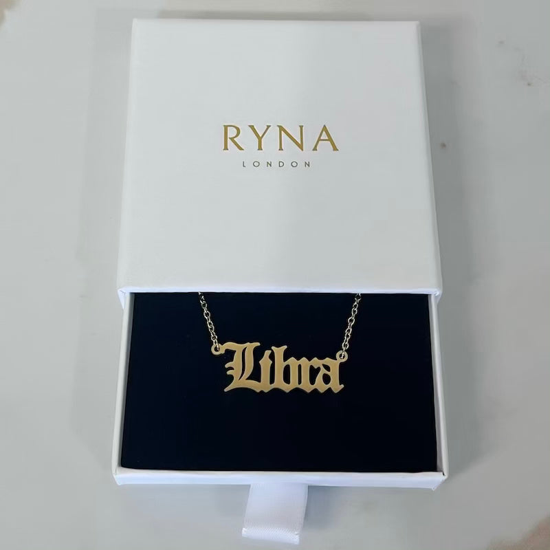 Libra Zodiac Necklace