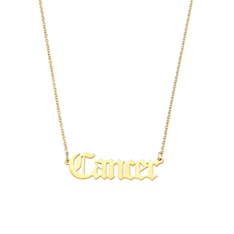 Cancer Zodiac Necklace