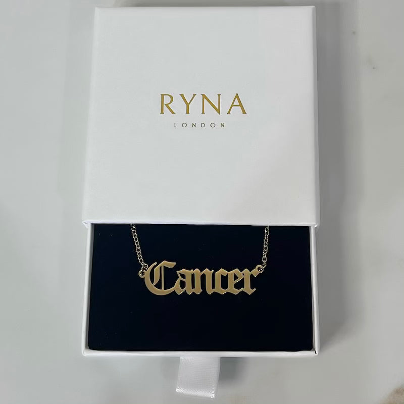 Cancer Zodiac Necklace