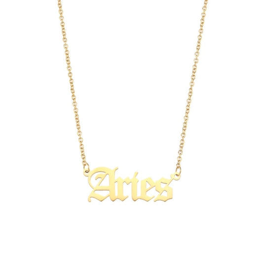 Aries Zodiac Necklace