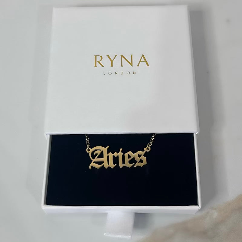 Aries Zodiac Necklace