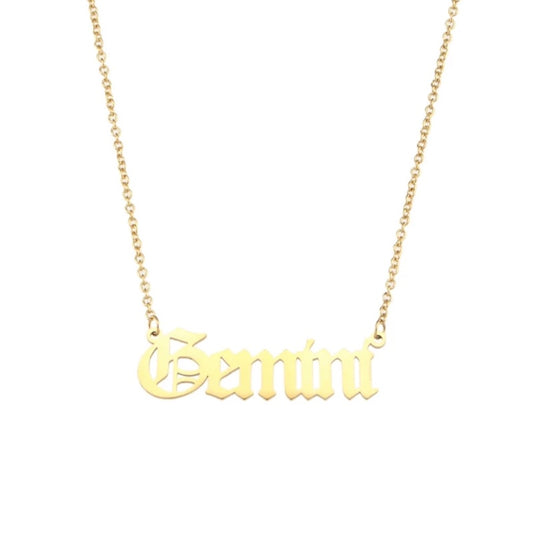 Gemini Zodiac Necklace