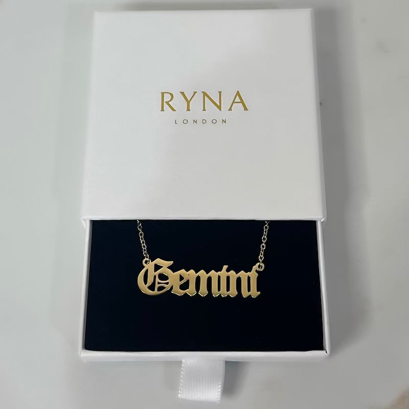 Gemini Zodiac Necklace