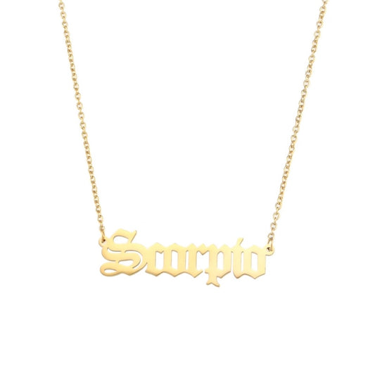 Scorpio Zodiac Necklace