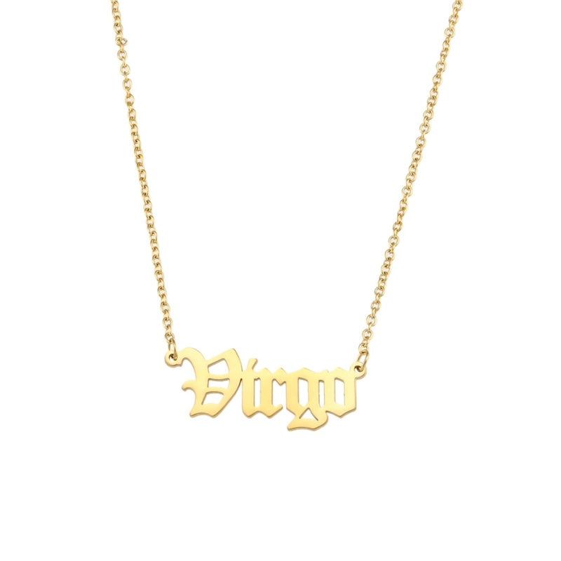 Virgo Zodiac Necklace