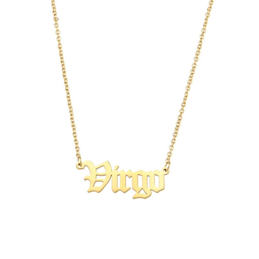 Virgo Zodiac Necklace