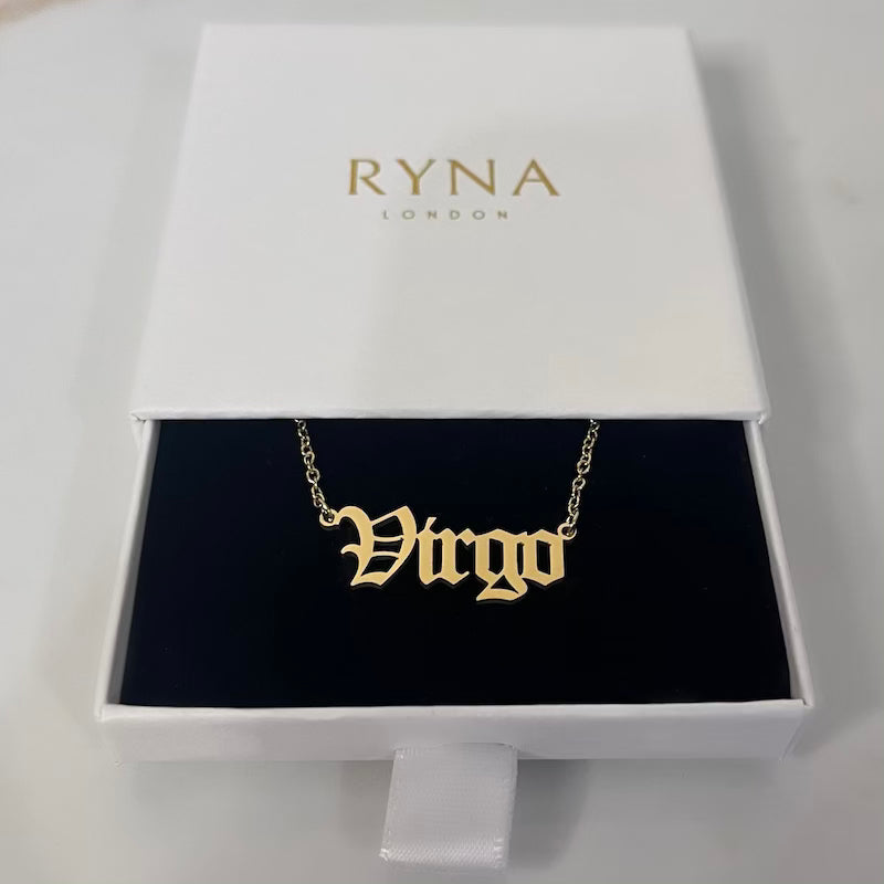 Virgo Zodiac Necklace